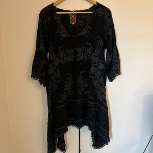 Johnny Was Black Tunic